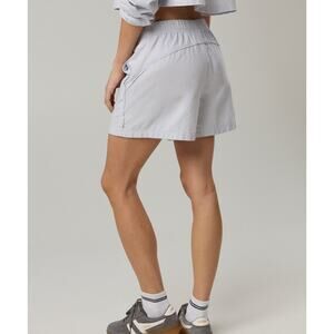 AERIE OFFLINE Day Off Oxford Short Eyelet Blue Size Medium